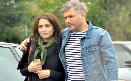 Mircea Radu și Raluca, soția sa