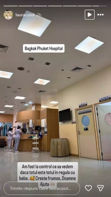 Laura Cosoi spital Thailanda