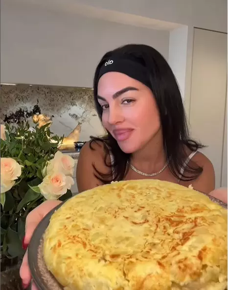 georgina rodriguez omleta spaniola 11