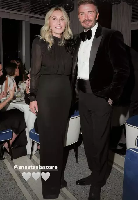 David Beckham si Anastasia soare