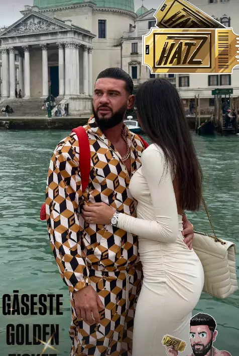 Dorian Popa și iubita sa