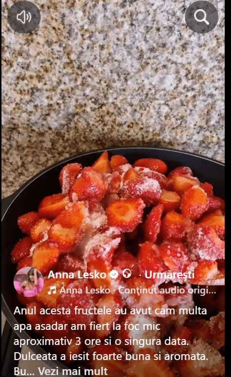 Dulceata capsune Anna Lesko