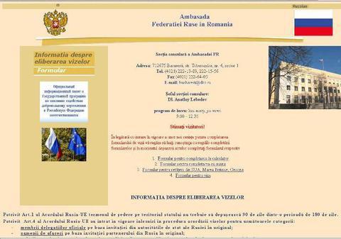 Ambasada Rusiei în România nu cunoaște limba română