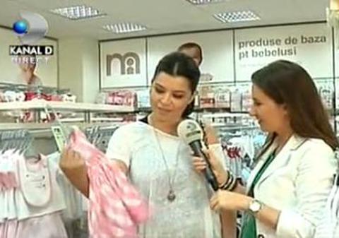 Simona Pătruleasa caută mobilă şi hăinuţe pentru copilul pe care îl aşteaptă