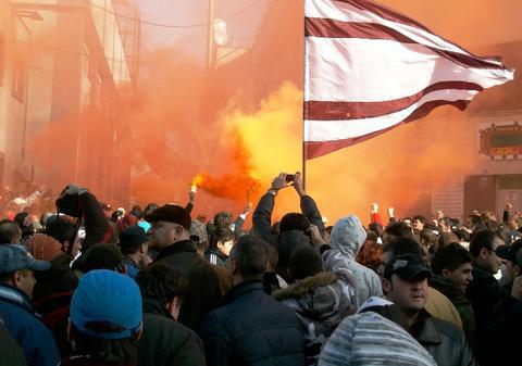 Suporterii Rapidului au putut scanda doar 30 de secunde în Ghencea!