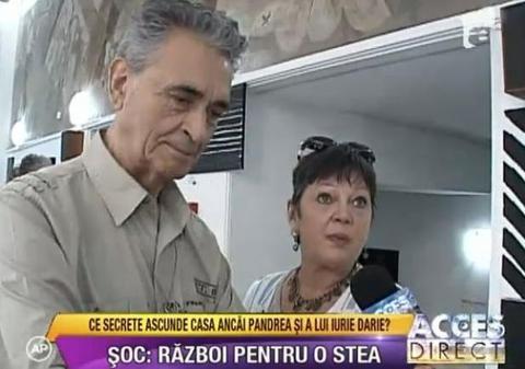 Anca Pandrea e supărată că Iurie Darie nu a primit stea pe "Aleea Celebrităţilor"