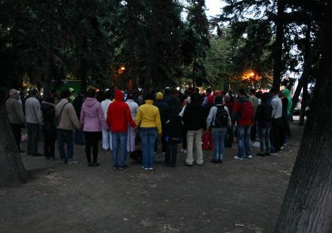 Yoghinii M.I.S.A şi-au apărat spirala cu bodyguarzi