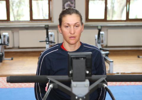 Canotoarea Camelia Lupaşcu ascultă Ricky Martin înainte de fiecare concurs