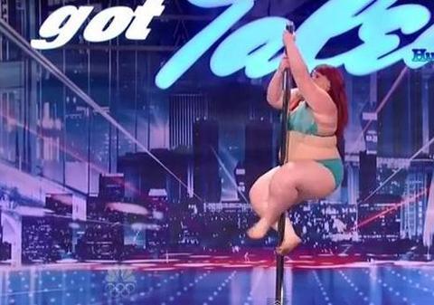 Are 150 de KILOGRAME şi a dansat LA BARĂ, la America's Got Talent. Iat-o pe LULU! | VIDEO