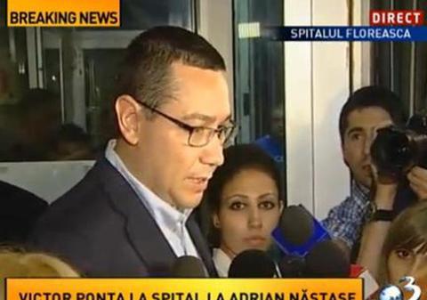 Ponta: "NĂSTASE ARATĂ GROAZNIC... MĂ ÎNTREB DACĂ BĂSESCU E FERICIT ACUM"