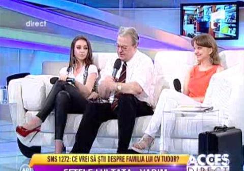 Fetele lui Vadim Tudor merg cu bodyguarzi la şcoală