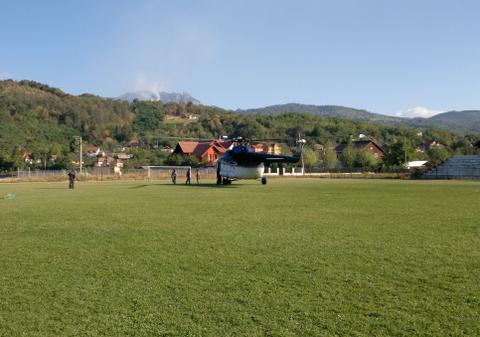 Incendiu în Parcul Naţionl Cozia