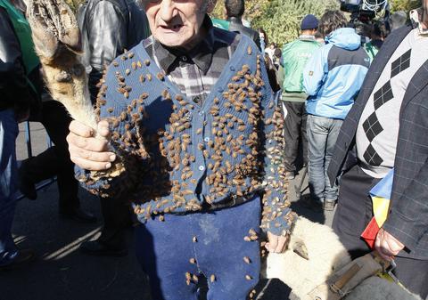 Agricultorii care au protestat în faţa Guvernului: ”Vrem capul lui Ponta!”