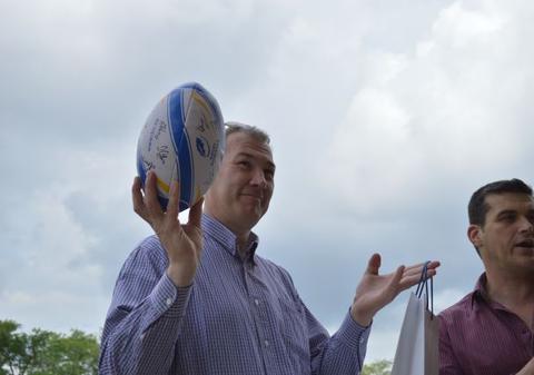 Rugbyştii de la Griviţa au sărbătorit împlinirea a 20 de ani de la ultimul campionat câştigat. ”De ce să nu ne batem şi noi la titlu?”