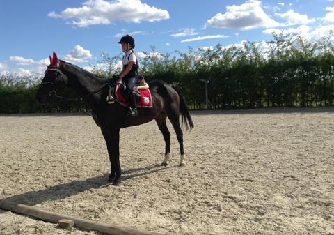 Anne Marie Bontea, micuţa campioană la echitaţie: "Înainte de concursuri, vorbesc cu caii mei"