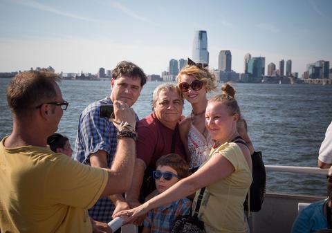 Tania Popa, eroina zilei la filmările pentru "America, venim"