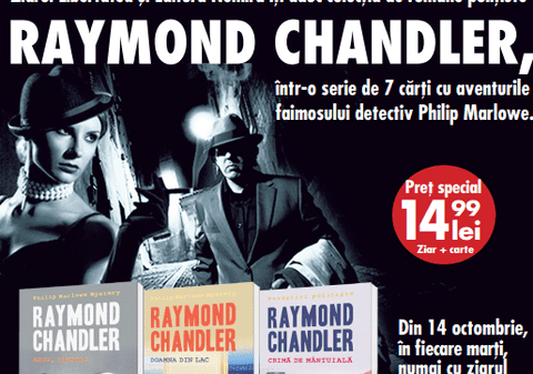 "Doamna din lac", un nou roman din seria Raymond Chandler alături de ziarul Libertatea