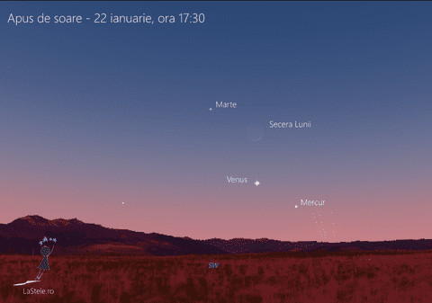 Cel mai frumos apus de Soare din ianuarie are loc astăzi