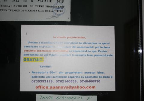 Paza bună trece înșelăciunea mare. Se colectează bani fraudulos în numele Apa Nova!