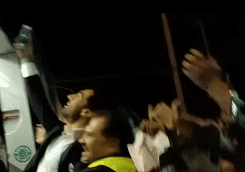 Nebunie la Firenze! Salah și-a făcut selfie din tren cu fanii viola