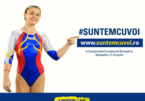 Gimnastele și-au lansat sloganul pentru Campionatele Europene