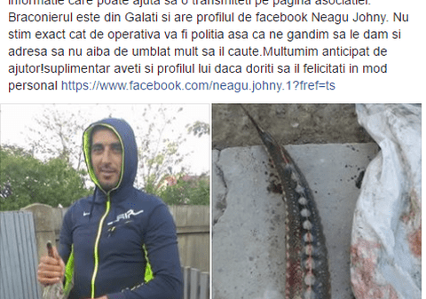 S-a dat singur de gol! Fiul primarului, acuzat de braconaj după ce s-a lăudat cu captura de sturioni