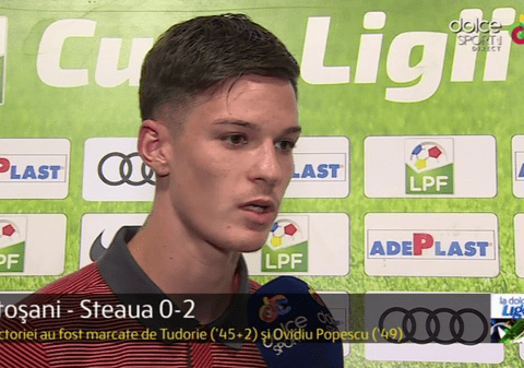 Man, după debutul la Steaua: ”Numărul 7 are greutate, sper să nu dezamăgesc”