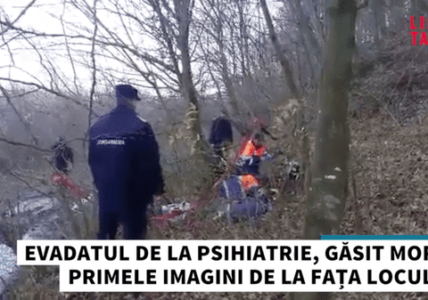 Bărbatul evadat de la psihiatrie în Buzău a fost găsit mort.
