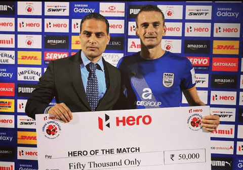 Fundașul român Lucian Goian a fost declarat ”Eroul meciului” în India / VIDEO