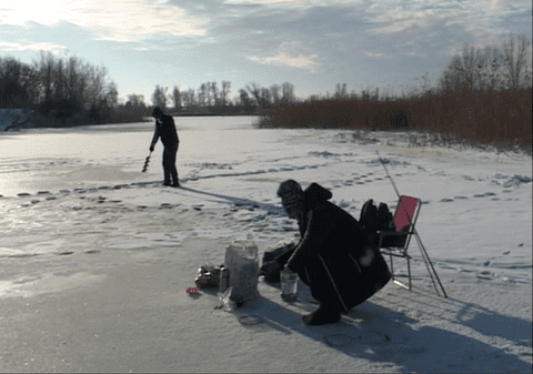 Gerul, motiv de bucurie pentru pescarii la copcă din Galați GALERIE FOTO