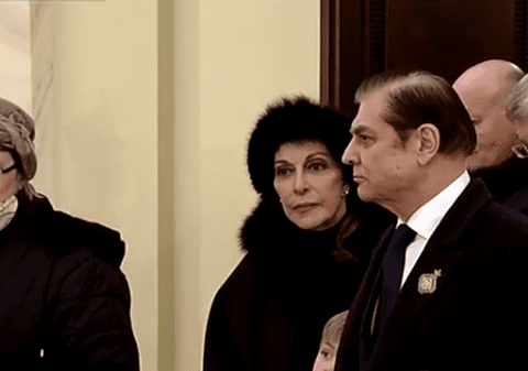 FOTO | Prințul Paul și Prințesa Lia și-au luat rămas bun de la Regele Mihai