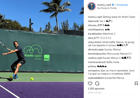 Marius Copil, dezbrăcat la plajă. Jucătorul de tenis, surprins cu ”prafuri” la Miami