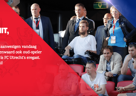 Mihai Neșu, invitat de FC Utrecht la meciul cu Groningen. Olandezii i-au făcut o surpriză / VIDEO