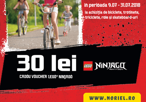 (P) Cumpără jucării outdoor de la Noriel și te răsplătim cu un voucher de 30 lei!