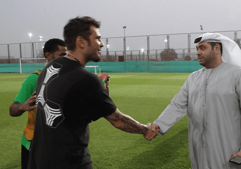 Adrian Mutu a început munca la Al Wahda. ”Briliantul” a condus primul antrenament al echipei de tineret