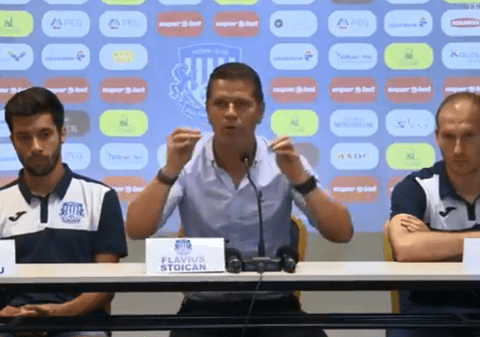Flavius Stoican și-a ieșit din minți la conferința de presă. S-a supărat că șefii îi aduc jucători peste capul lui / VIDEO