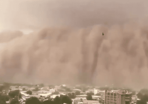 VIDEO | O furtună de nisip a lovit capitala statului Niger. Imagini incredibile