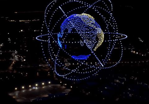 VIDEO | Spectacol cu peste 3.000 de drone pe cerul orașului Xi’an din China. Show-ul a intrat în Cartea Recordurilor