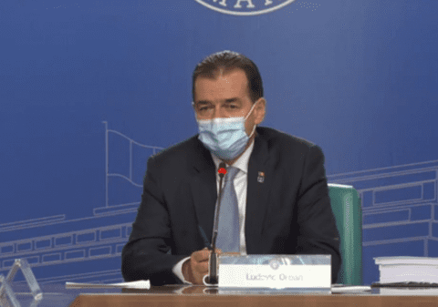 Ludovic Orban, despre măsurile ce vor intra în vigoare în Bucureşti. Masca devine obligatorie în toate spaţiile, iar cursurile vor fi online