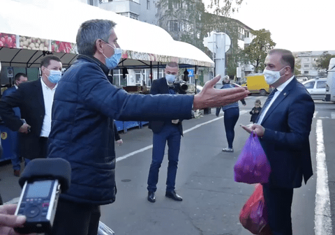 VIDEO | Ceartă la Focșani, între Ionel Dancă, şeful Cancelariei premierului, și deputatul PSD Nicușor Halici. De la ce a plecat scandalul