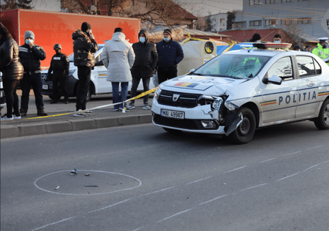 Polițistul care a lovit mortal o fetiță de 11 ani, audiat astăzi. Până acum, nicio punere sub acuzare