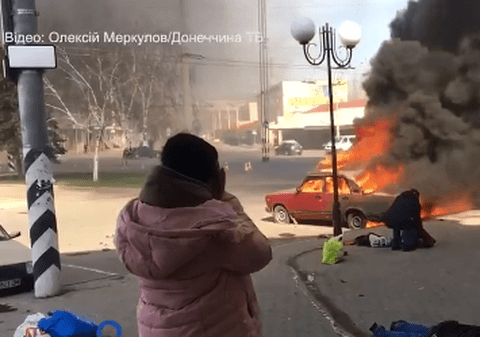 VIDEO | Un jurnalist a filmat primele minute după explozia rachetei din gara de la Kramatorsk