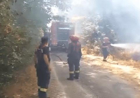 Prima misiune a pompierilor români trimiși să ajute Franța în lupta cu incendiile. Unde au intervenit