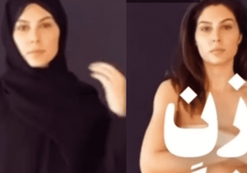 „Corpul meu, alegerea mea! Libertate!”. O actriță iraniană s-a dezbrăcat pentru a apăra drepturile femeilor din țara ei