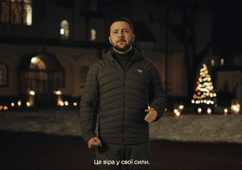 Volodimir Zelenski, mesaj de sărbători: „Ucraina îşi va crea propriul miracol de Crăciun”
