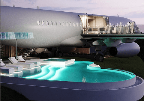 Un Boeing 737, transformat în vilă de lux, în insula Bali. Cât costă o noapte de cazare