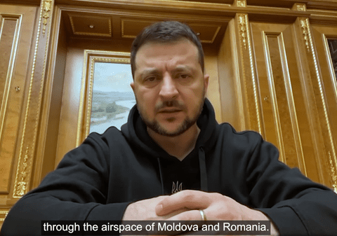 Zelenski contrazice Ministerul român al Apărării și insistă: mai multe rachete rusești au traversat spațiul aerian al României