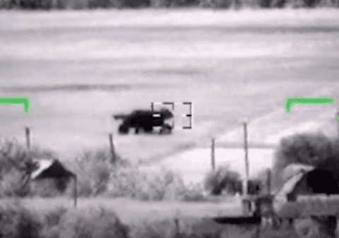 Moscova susţine că a distrus 8 tancuri Leopard ale Ucrainei, cu o înregistrare video care arată, de fapt, un elicopter rusesc care bombardează un tractor