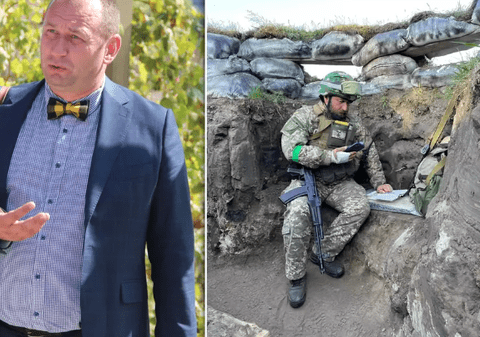 Profesorul ucrainean devenit viral după ce a ținut cursuri din tranșee a fost numit ambasador în Ungaria