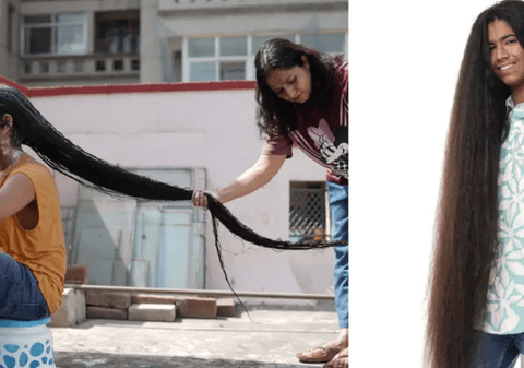 Un indian care nu s-a tuns niciodată a intrat în Cartea Recordurilor. Ce lungime are părul lui